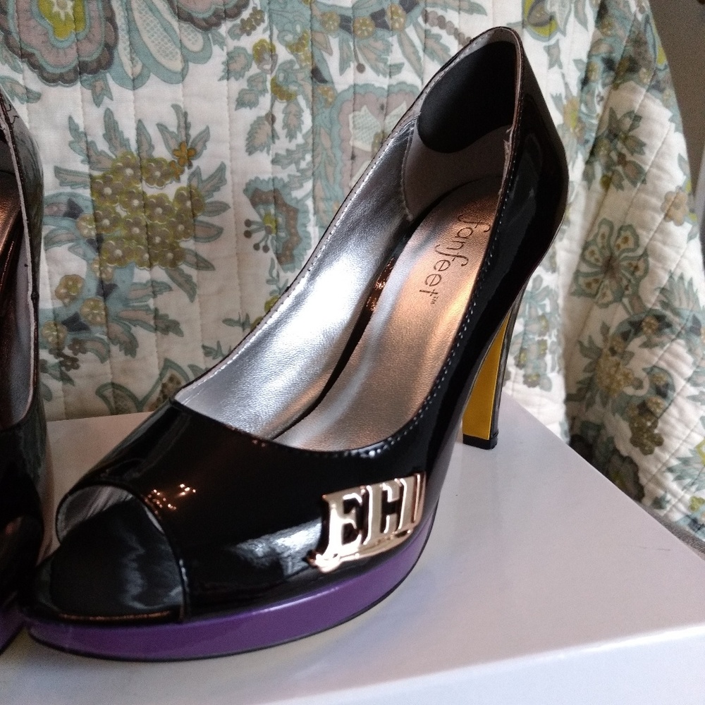 💜💛 East Carolina ECU heels 💛💜